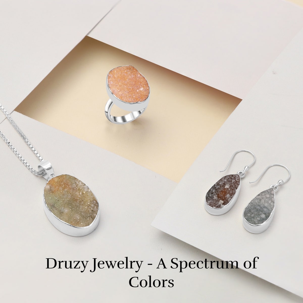 What is the Colour of Druzy Jewelry