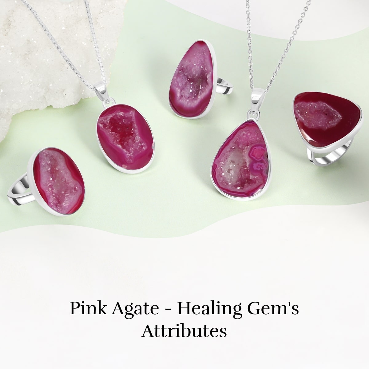 Healing Properties of Pink Agate Gemstone