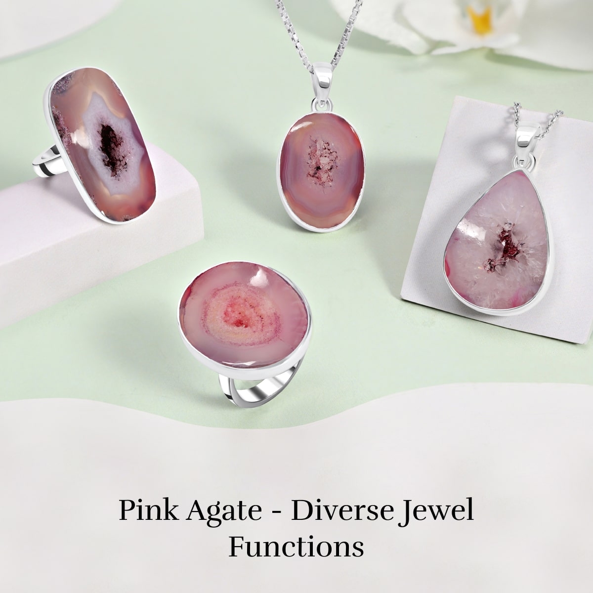 Uses of Pink Agate Jewel