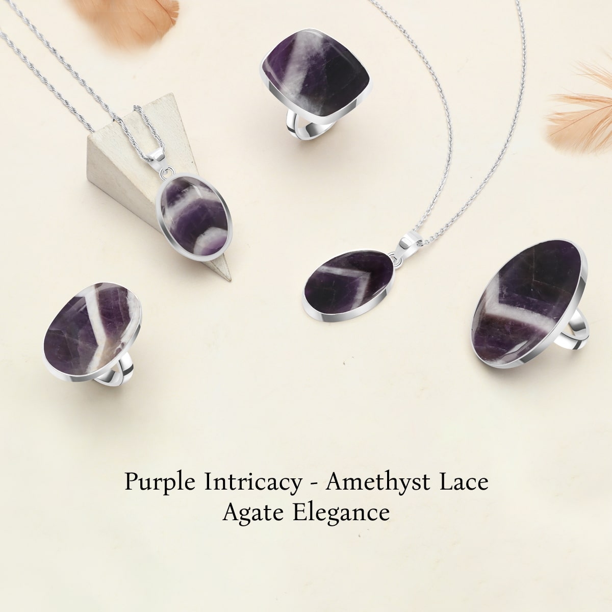 Amethyst Lace Agate: Where Delicate Patterns Meet Purple Grace