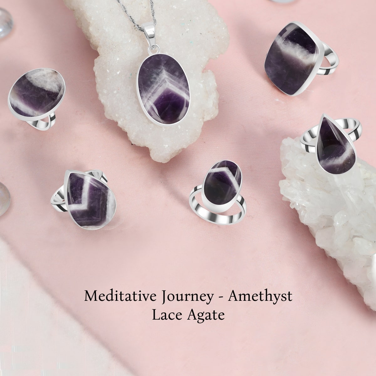 Meditation and Amethyst Lace Agate