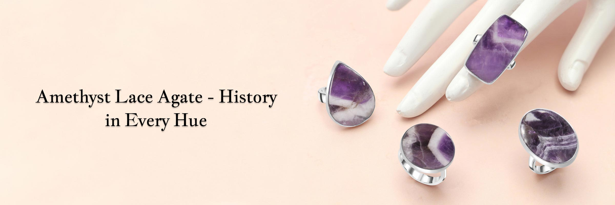 Taking An Idea About The History Of Amethyst Lace Agate Rings Amethyst Lace Agate Rings