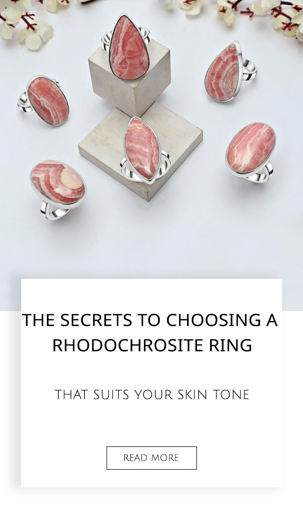 Rhodochrosite Ring