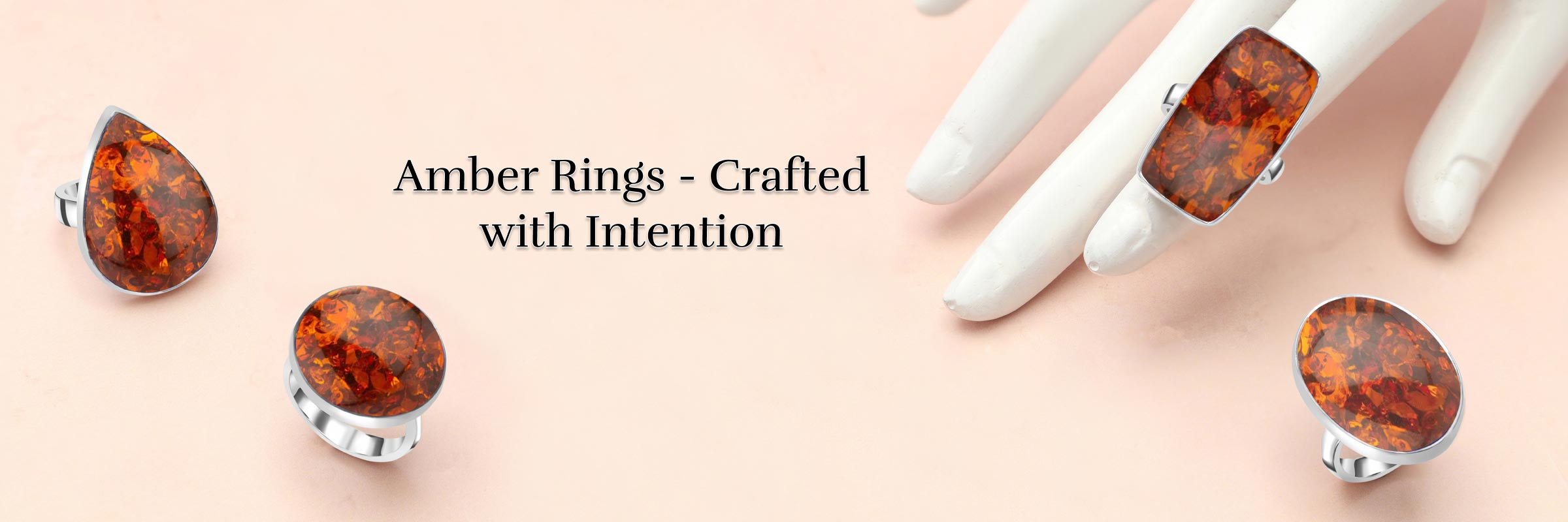 More in its Meaning - Synthetic Amber Ringsn Synthetic Amber Ring Meaning