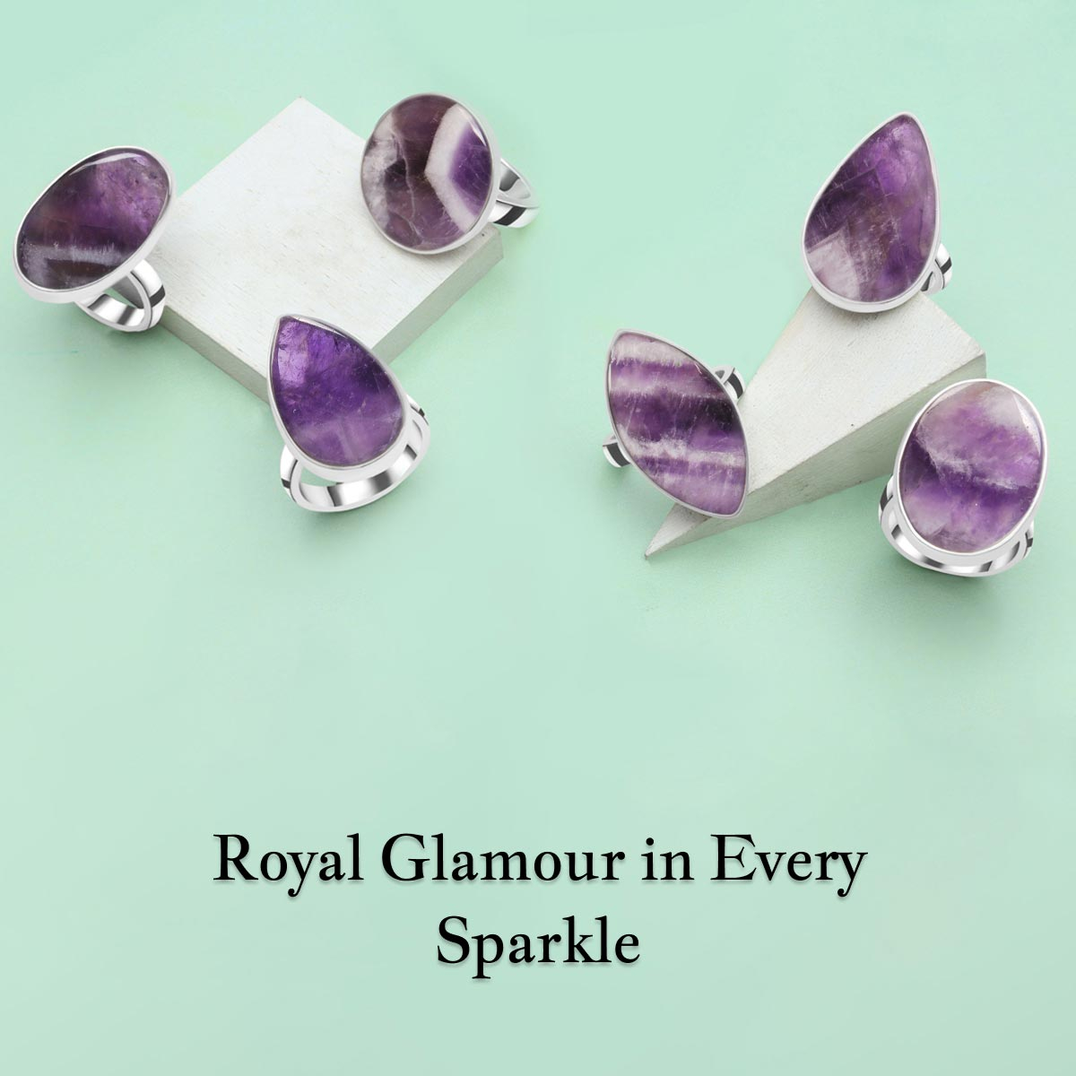 Shine Bright Like A Cleopatra With Stylish Amethyst Lace Agate Rings Shine Bright Like A Cleopatra With Stylish Amethyst Lace Agate Rings