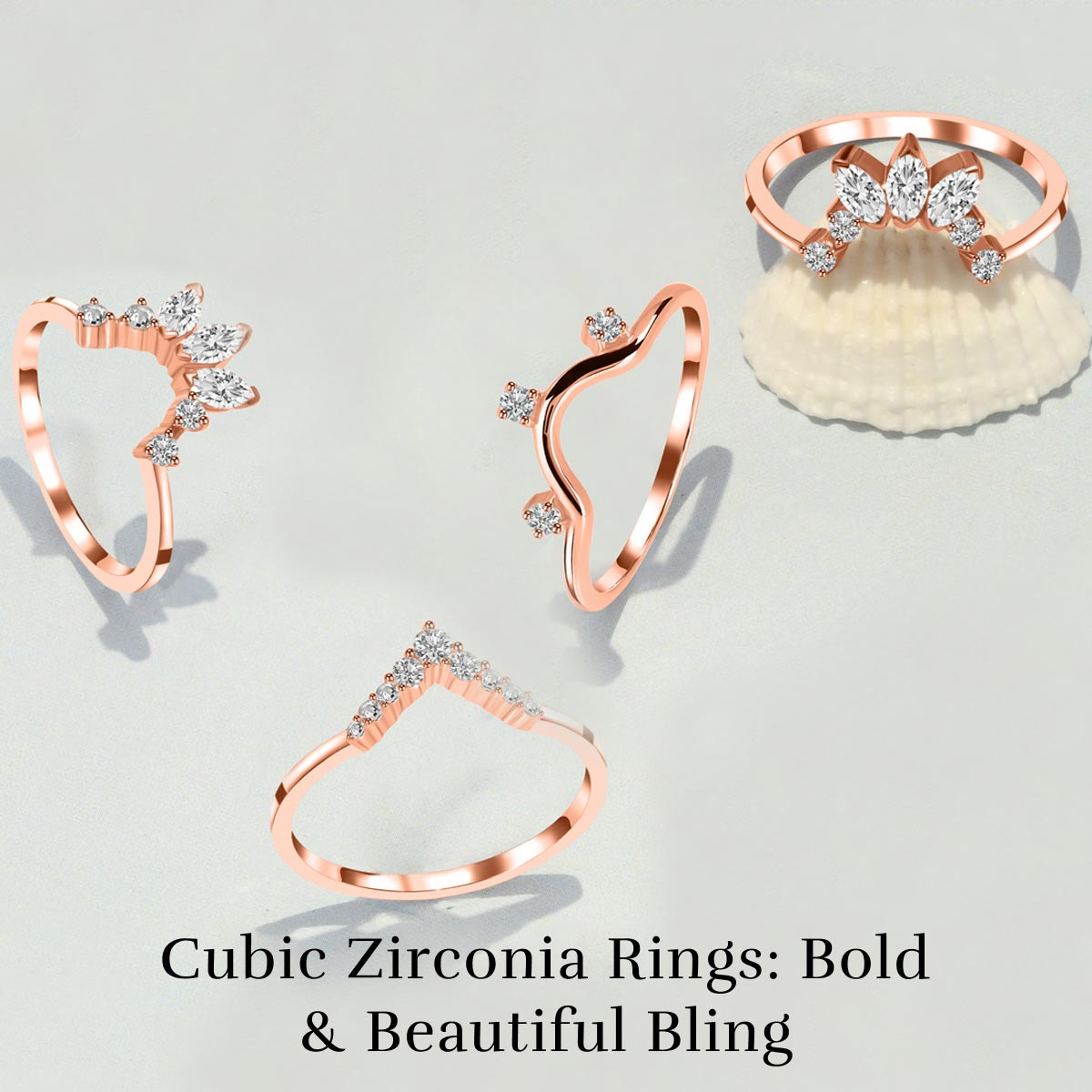 Cubic Zirconia Rings