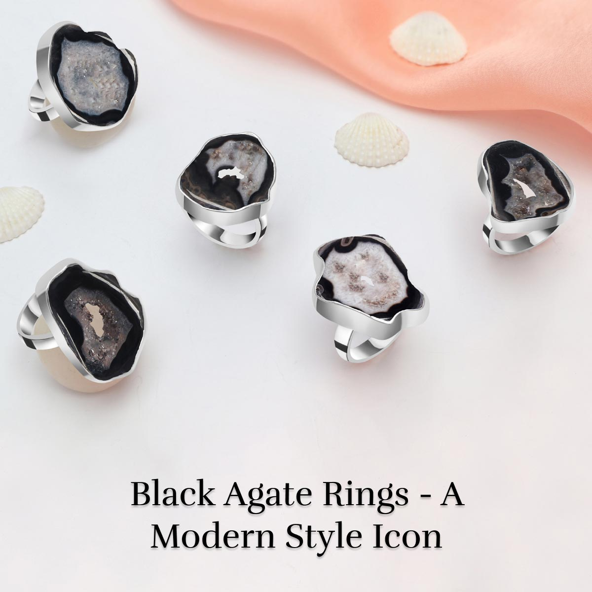 Why Graceful Black Agate Ring Is More Aesthetic and Popular In Today’s World? Black Agate Ring