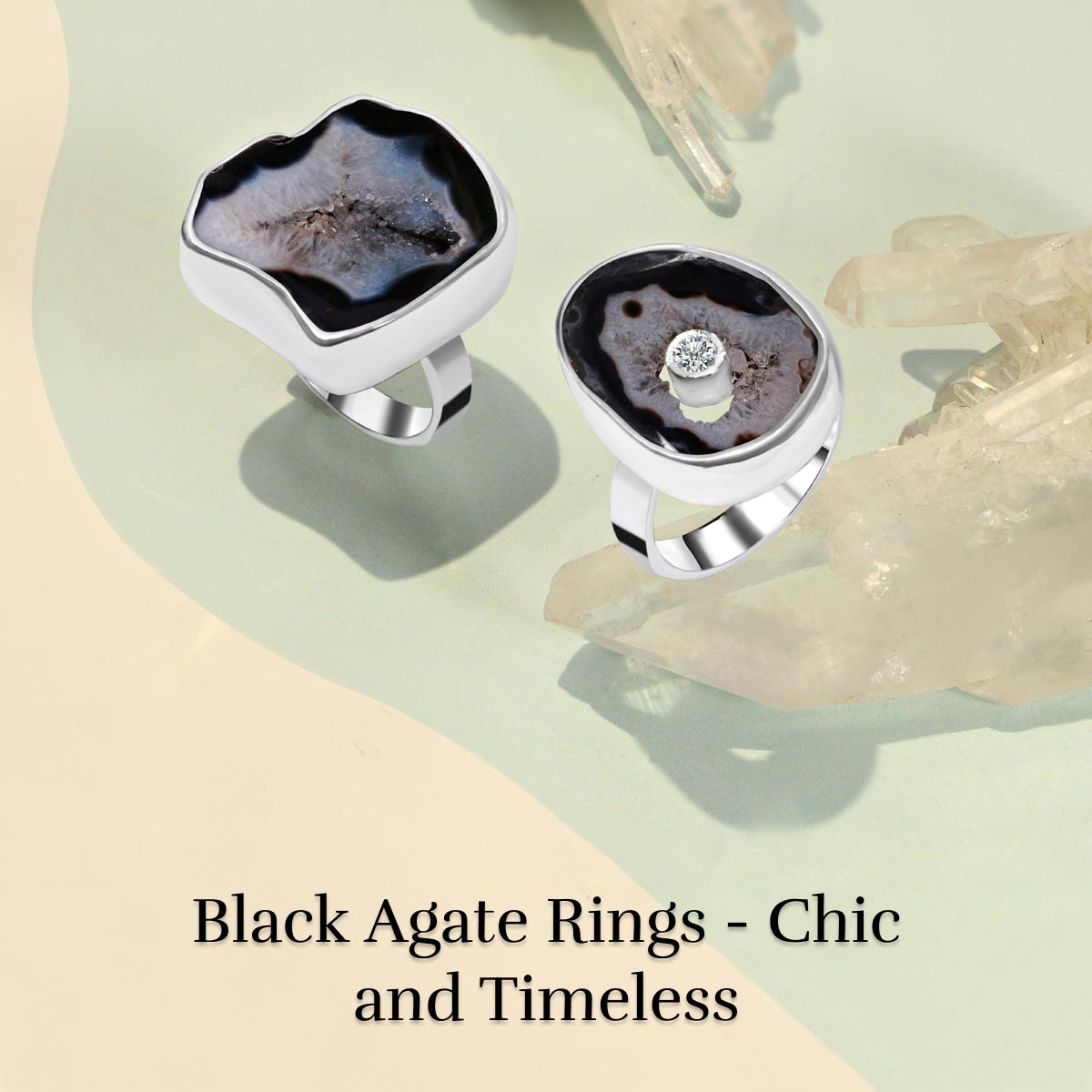 How To Style Yourself With Mesmerizing Black Agate Ring? Black Agate Ring