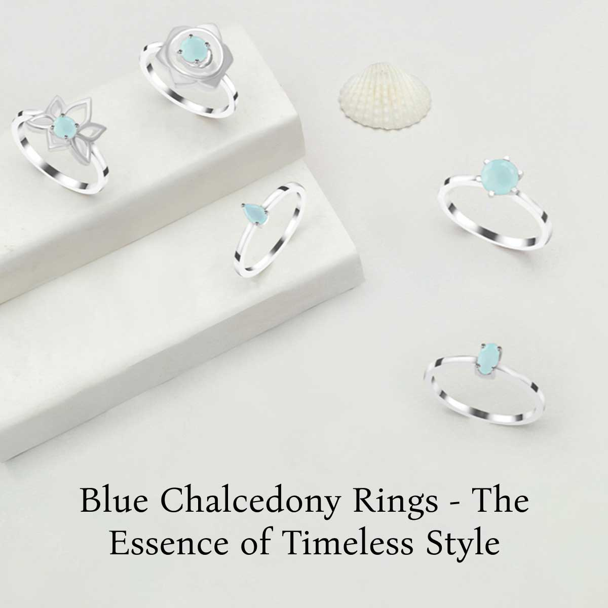 How To Style Blue Chalcedony Rings For A Timeless Vintage Look?
