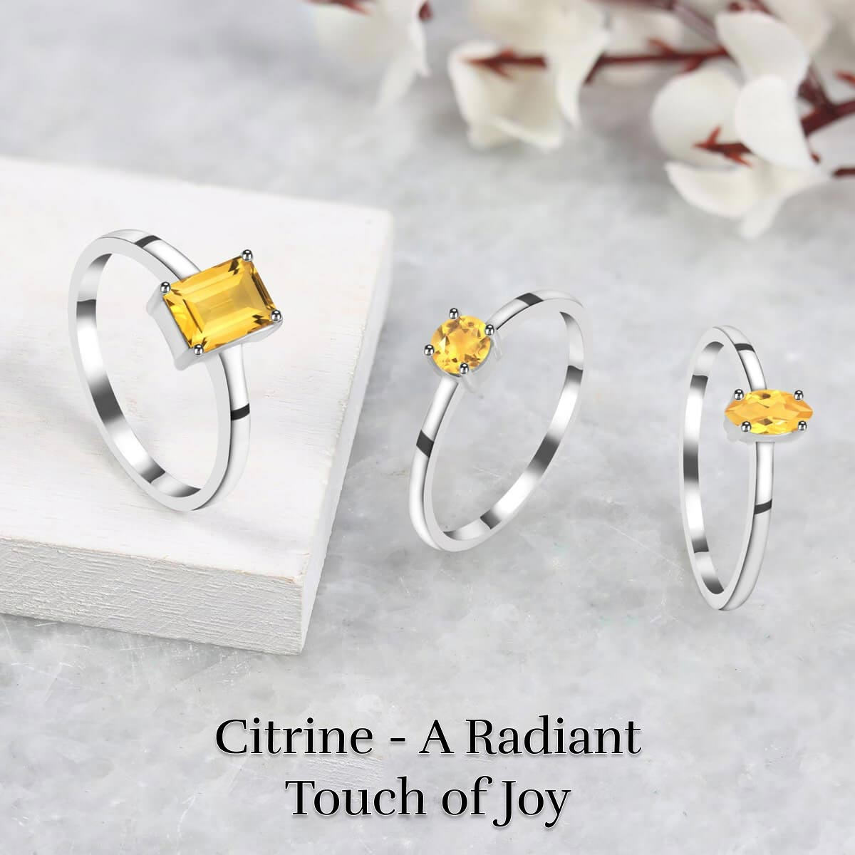 Gorgeous Citrine Rings For Special Moments - Feel The Sunlight Celebrating With You Citrine Rings