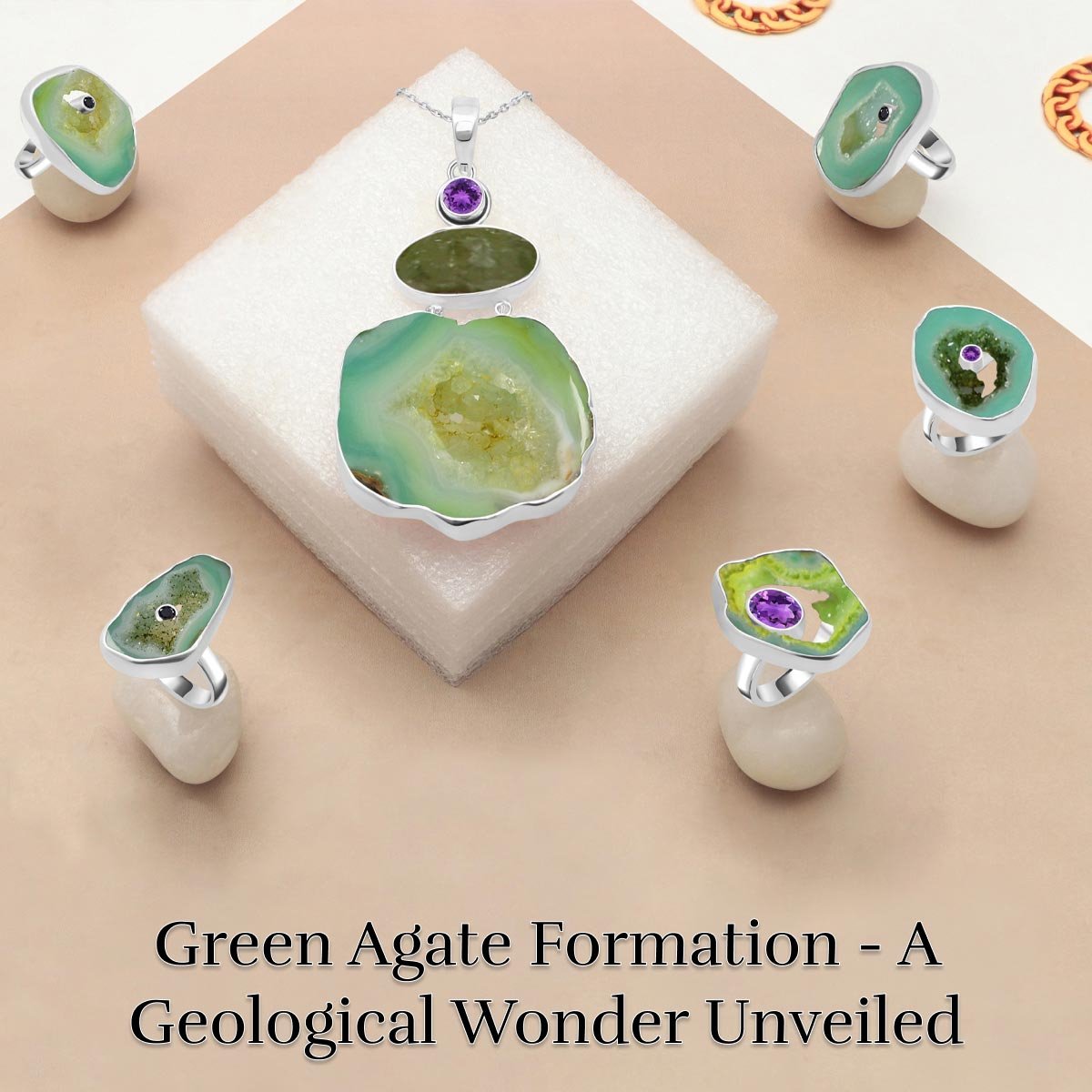 Green Agate Physical Composition - How They Formed or Landed on Earth? Green Agate Physical Composition