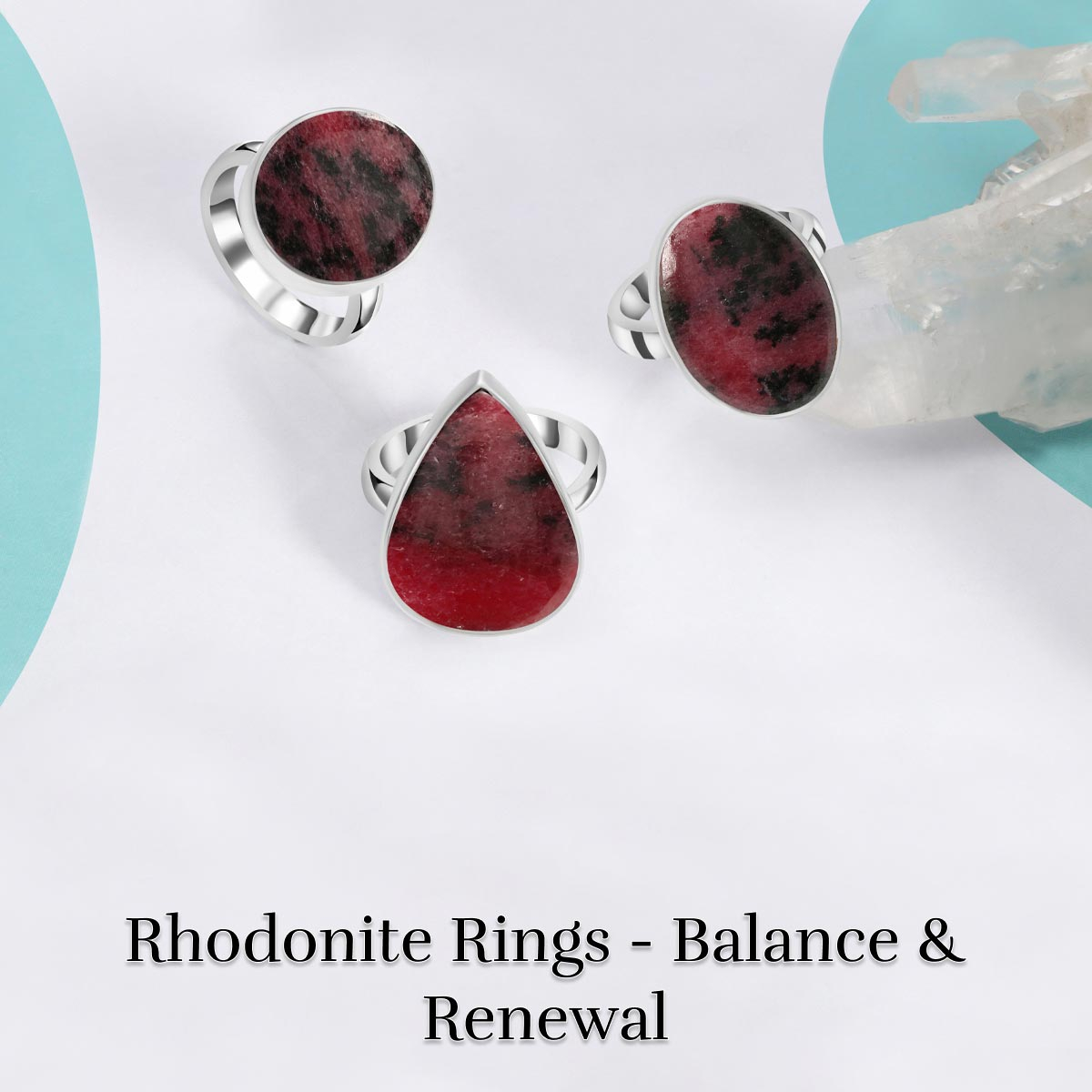 Rhodonite Healing Benefits - How Rhodonite Rings Help Us Move Forward? Rhodonite Healing Benefits