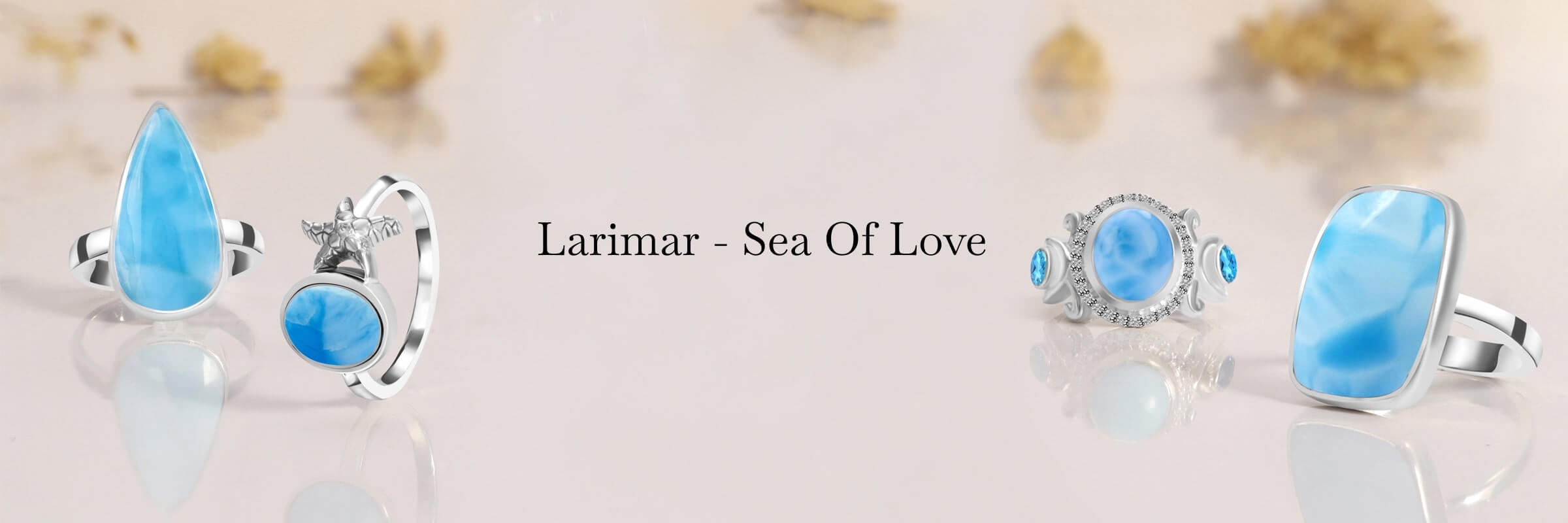 Larimar Engagement Rings