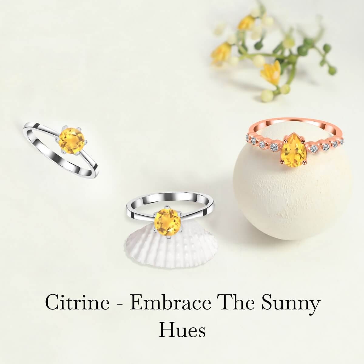Citrine Engagement Rings Citrine Engagement Rings