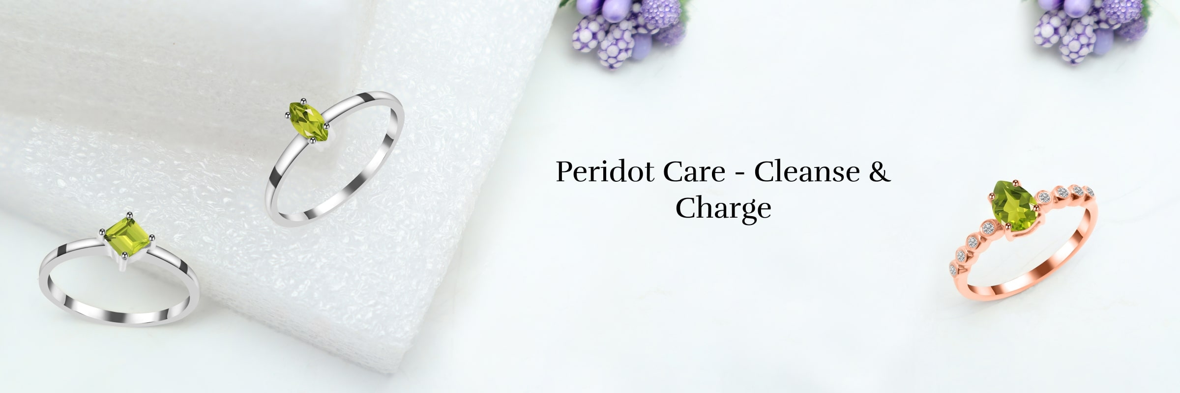 Cleansing And Charging Your Peridot Ring