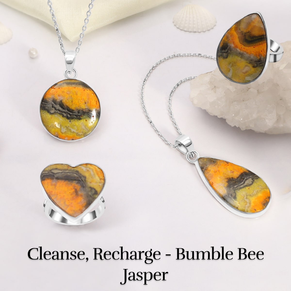 Charging and Cleansing Bumble Bee Jasper Charging and Cleansing