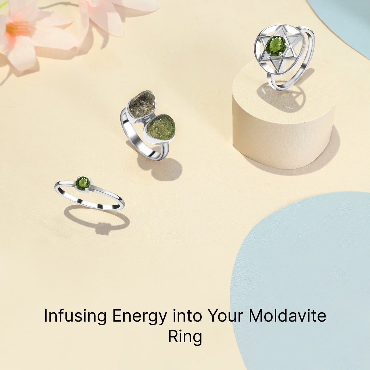 Charging & Cleansing Your Moldavite Ring