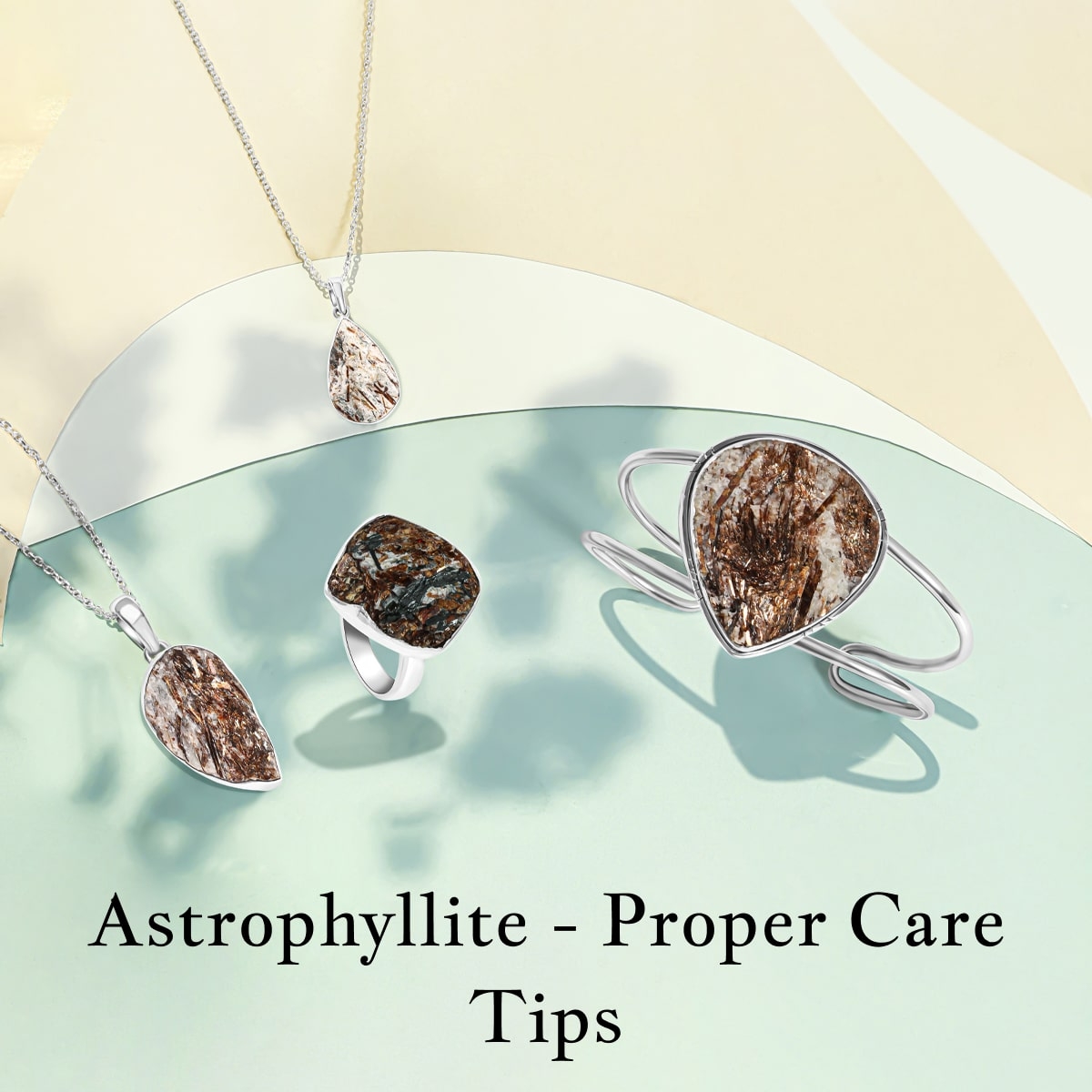 Astrophyllite necklace on sale