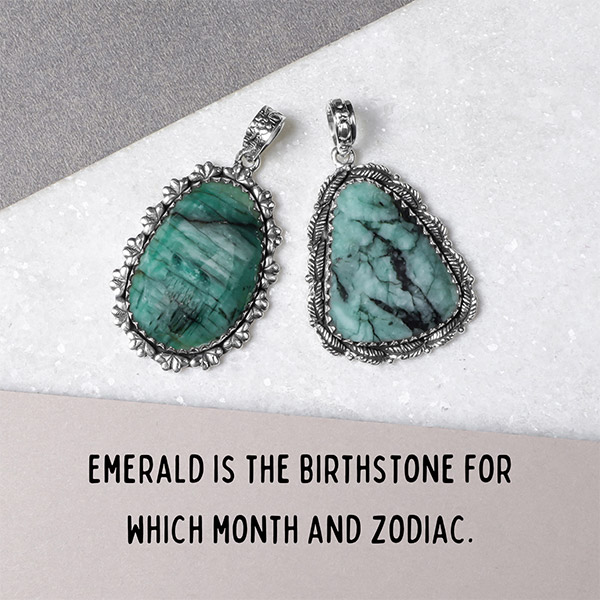 Emerald is the birthstone for which month and zodiac