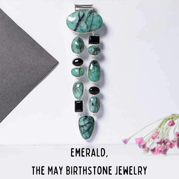 Emerald, the May birthstone jewelry