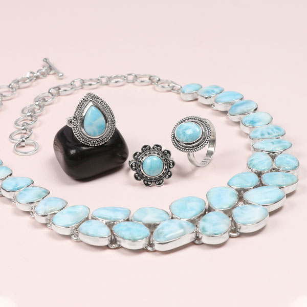 Wholesale Larimar Rings Wholesale Larimar Rings