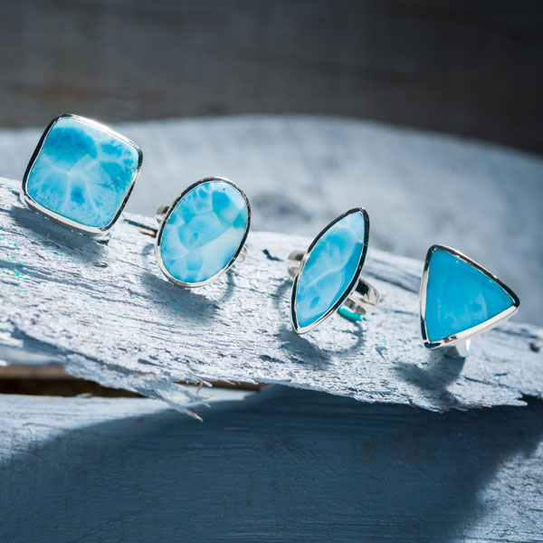 Larimar Rings Wholesale