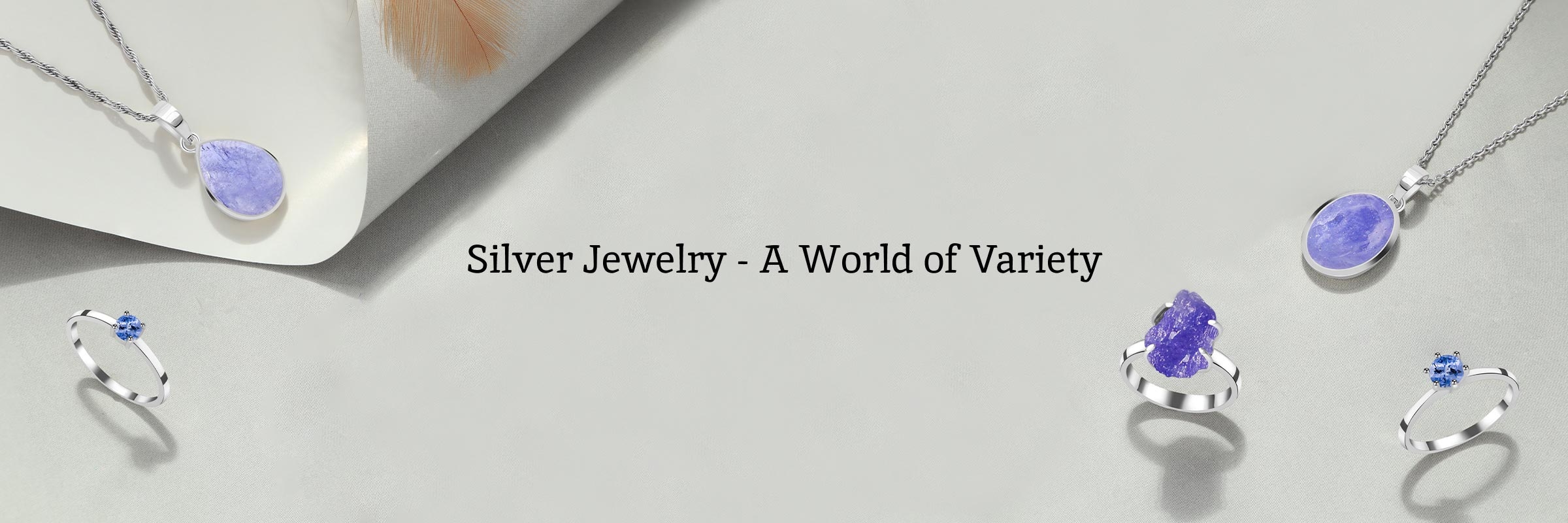 What are the different types of silver jewelry?