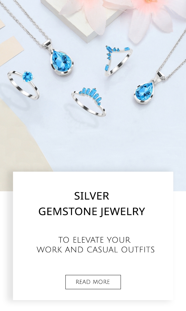 Silver Gemstone Jewelry