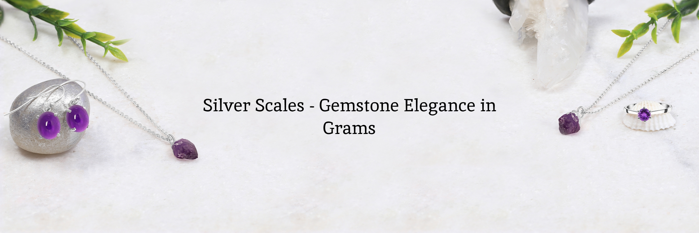 Silver Gemstone Jewelry by Gram