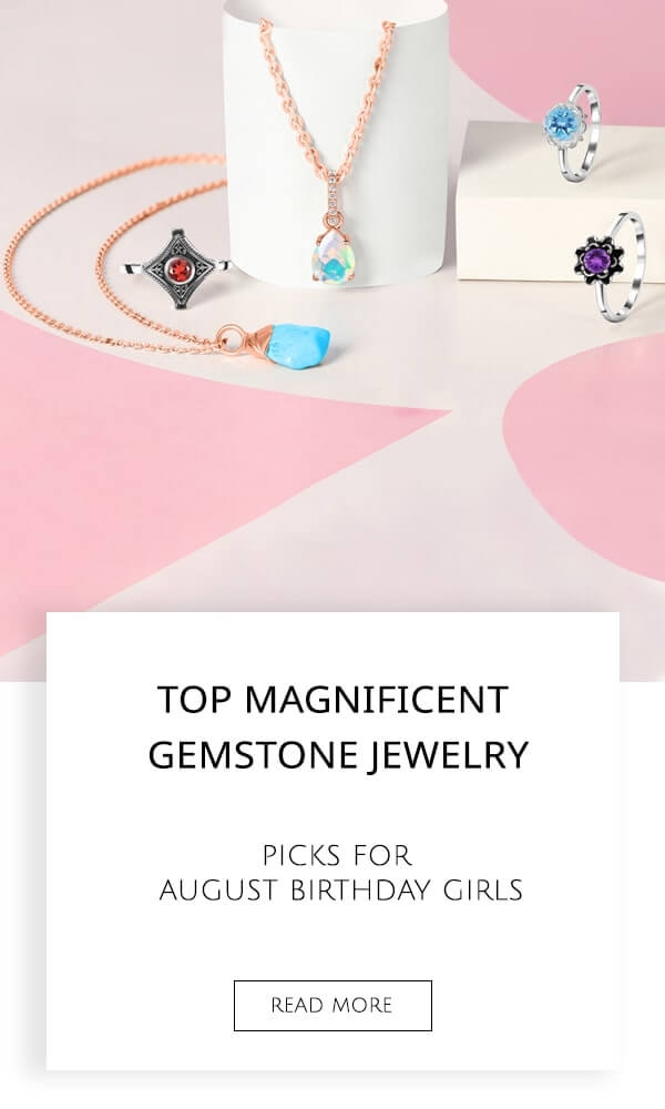 Gemstone Jewelry For August Birthday Girls