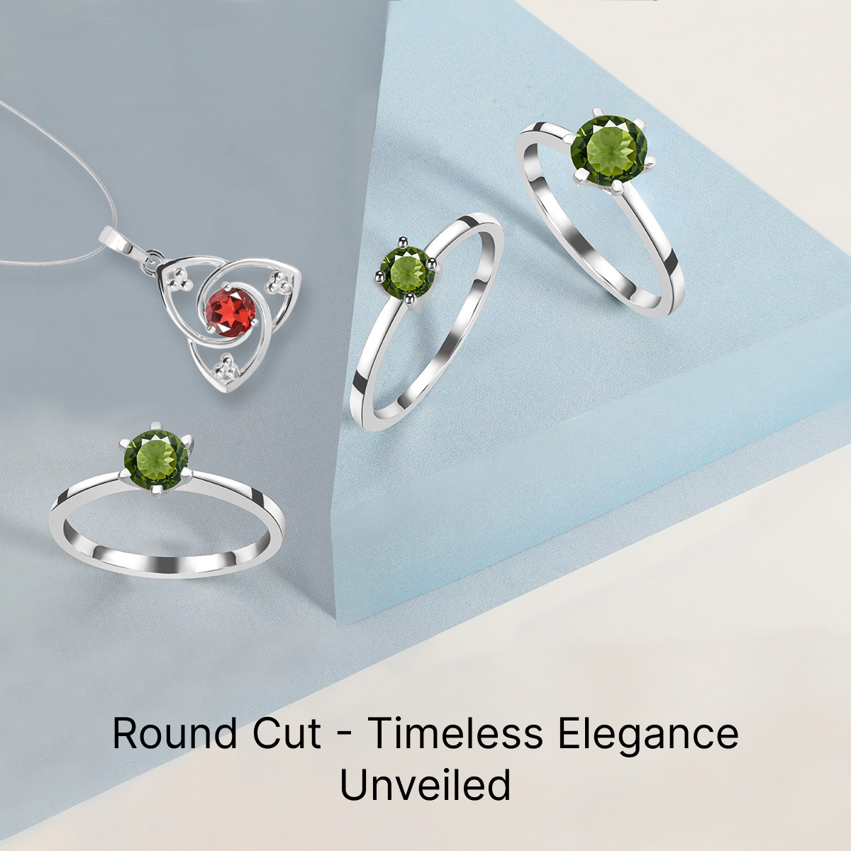 Round Cut Round Cut Engagement Ring