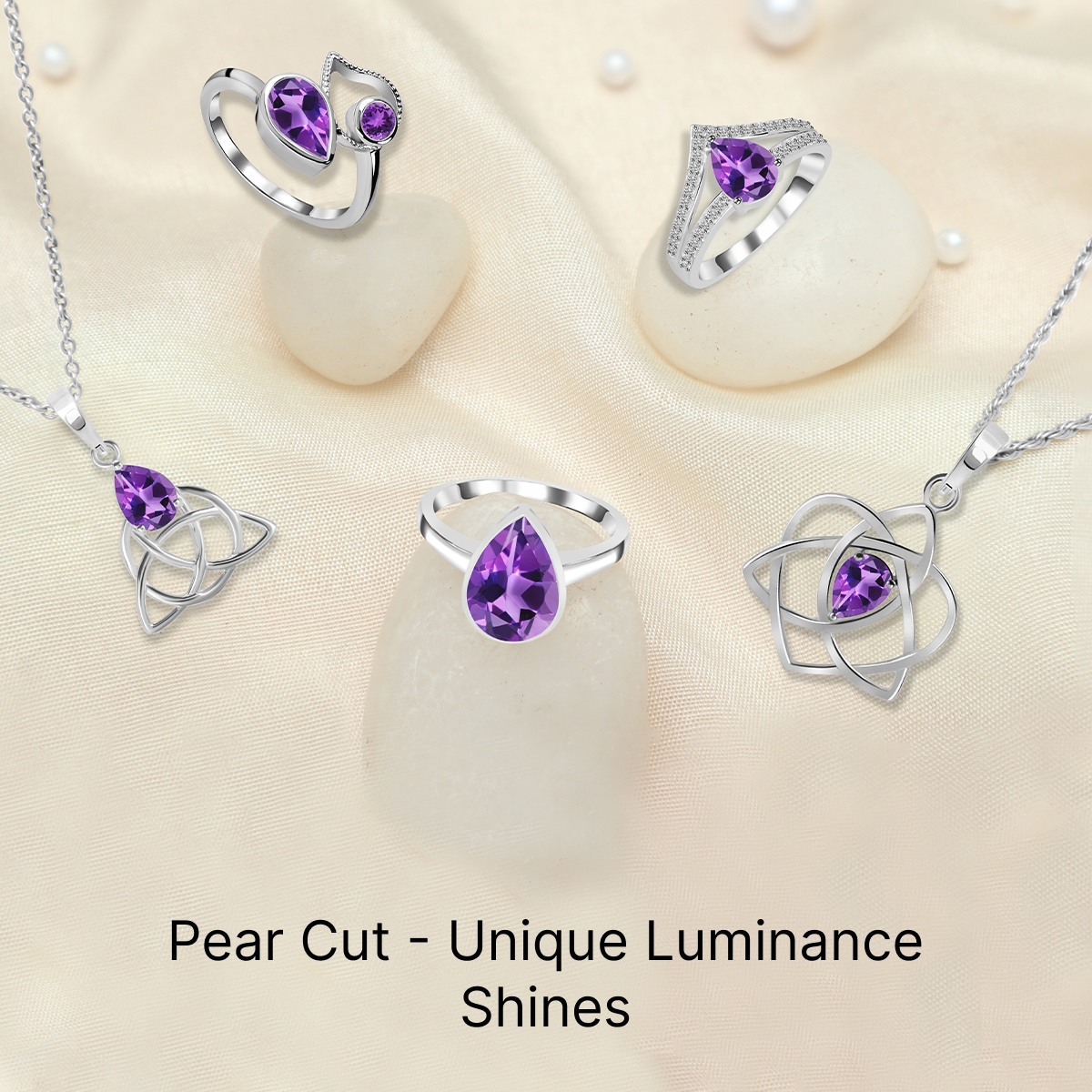 Pear Cut Pear Cut Engagement Ring