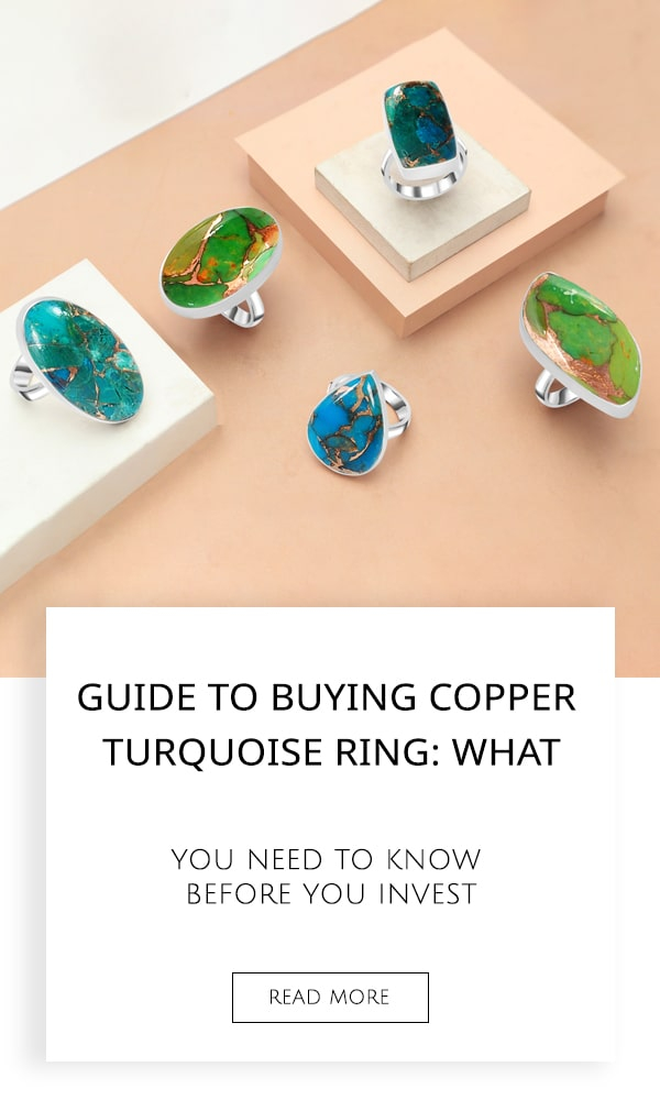 Copper Turquoise Ring