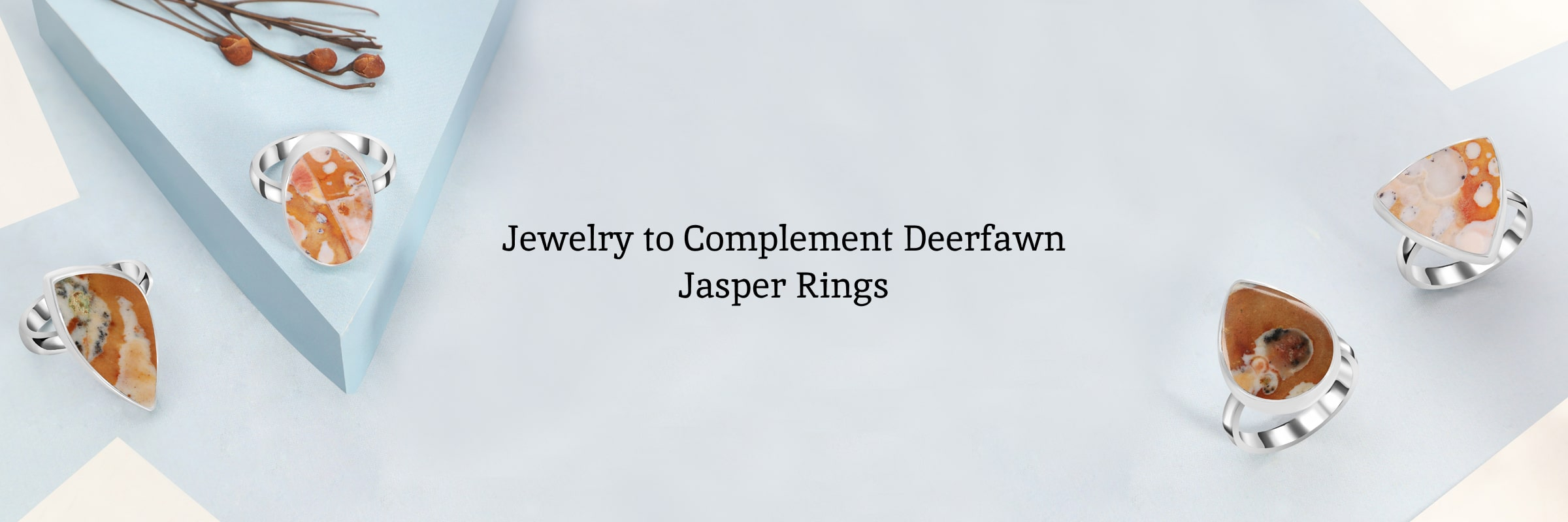 Jewelry Pieces that Pair Well with Deerfawn Jasper Rings Deerfawn Jasper Rings