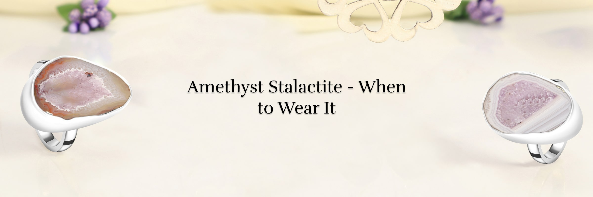 When to Wear Amethyst Stalactite Rings