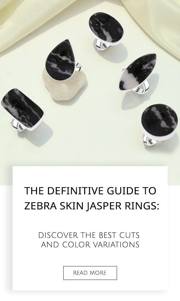 Zebra Skin Jasper Rings