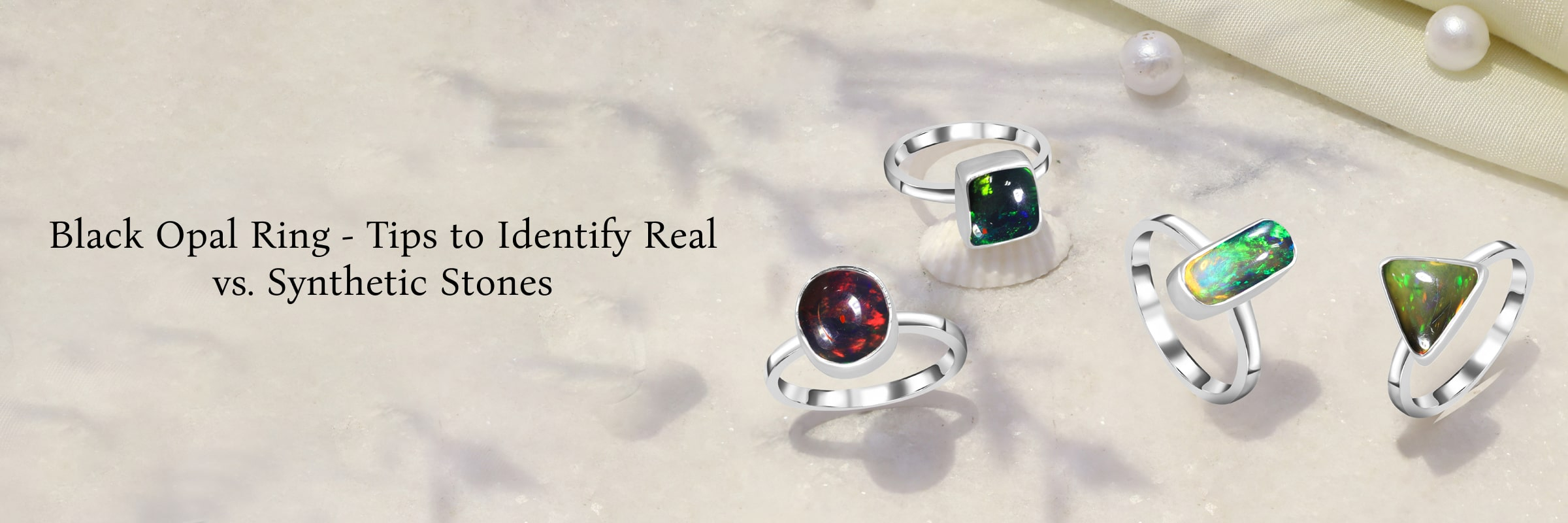 Checking if the Black Opal Set in Your Black Opal Ring is Genuine or Synthetic