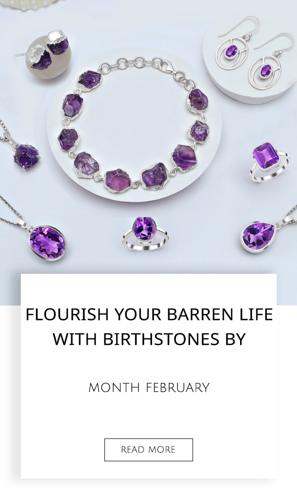 Birthstones by Month February