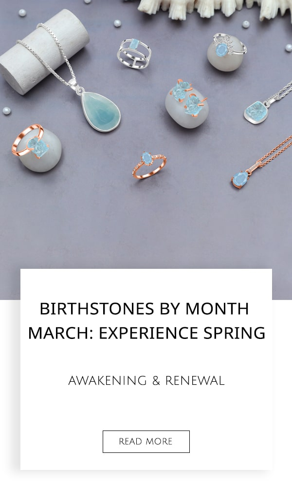 Birthstones by Month March