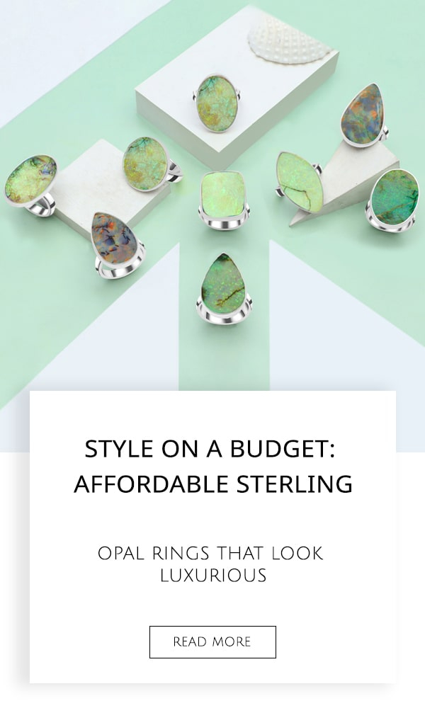 Sterling Opal Rings