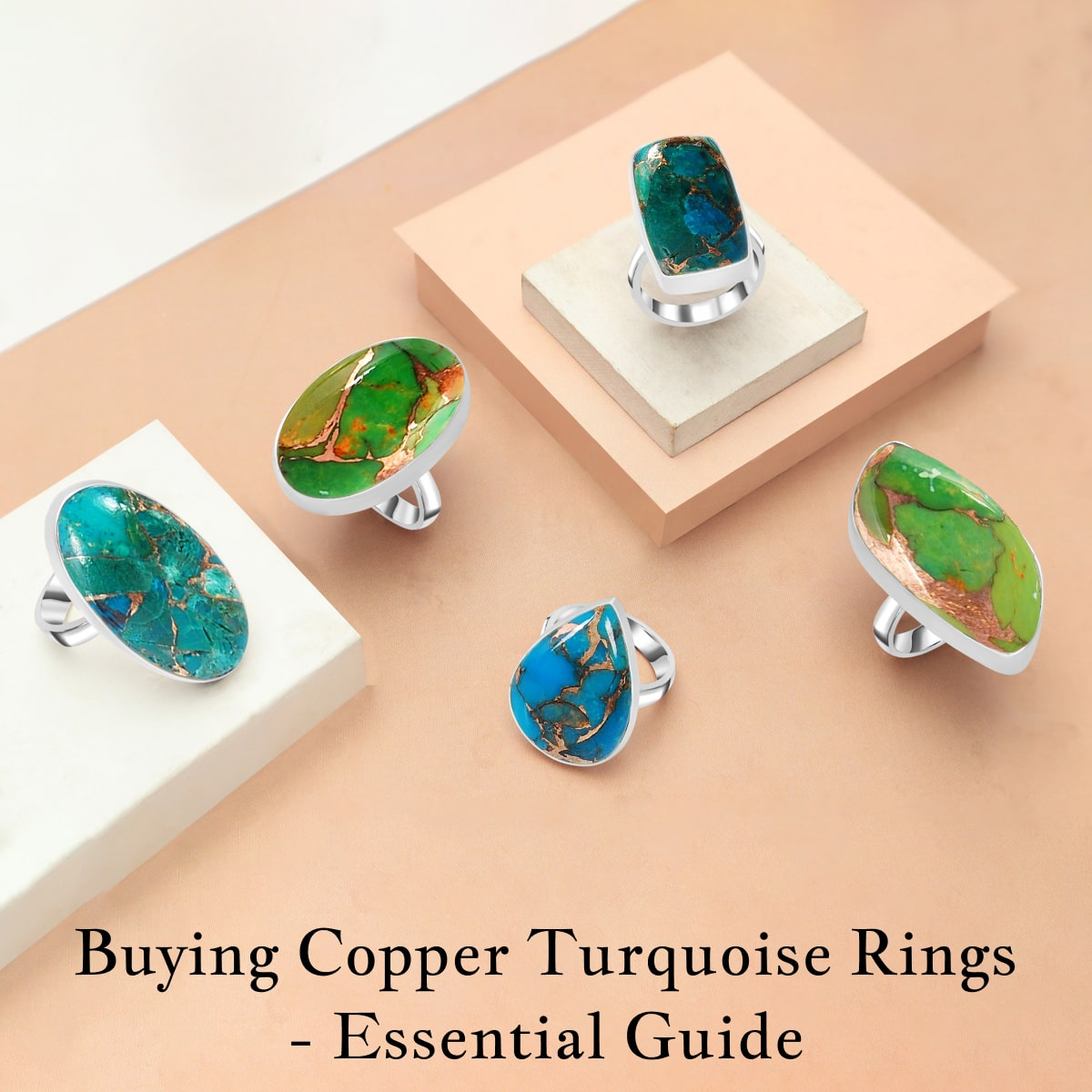 Copper Turquoise Ring