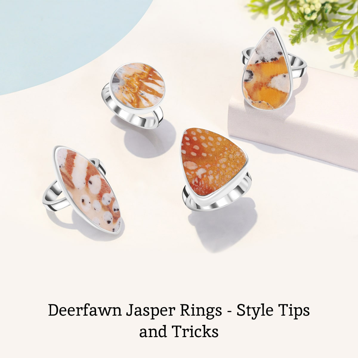 How to Style Deerfawn Jasper Rings: Some Tips to Go from Good to Great Deerfawn Jasper Rings