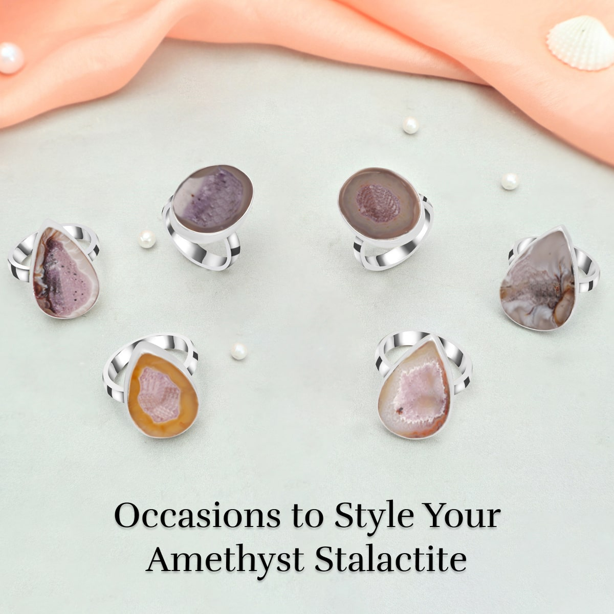 Best Occasions for Wearing Your Amethyst Stalactite Ring