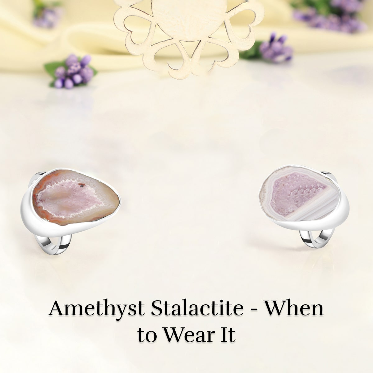 When to Wear Amethyst Stalactite Rings