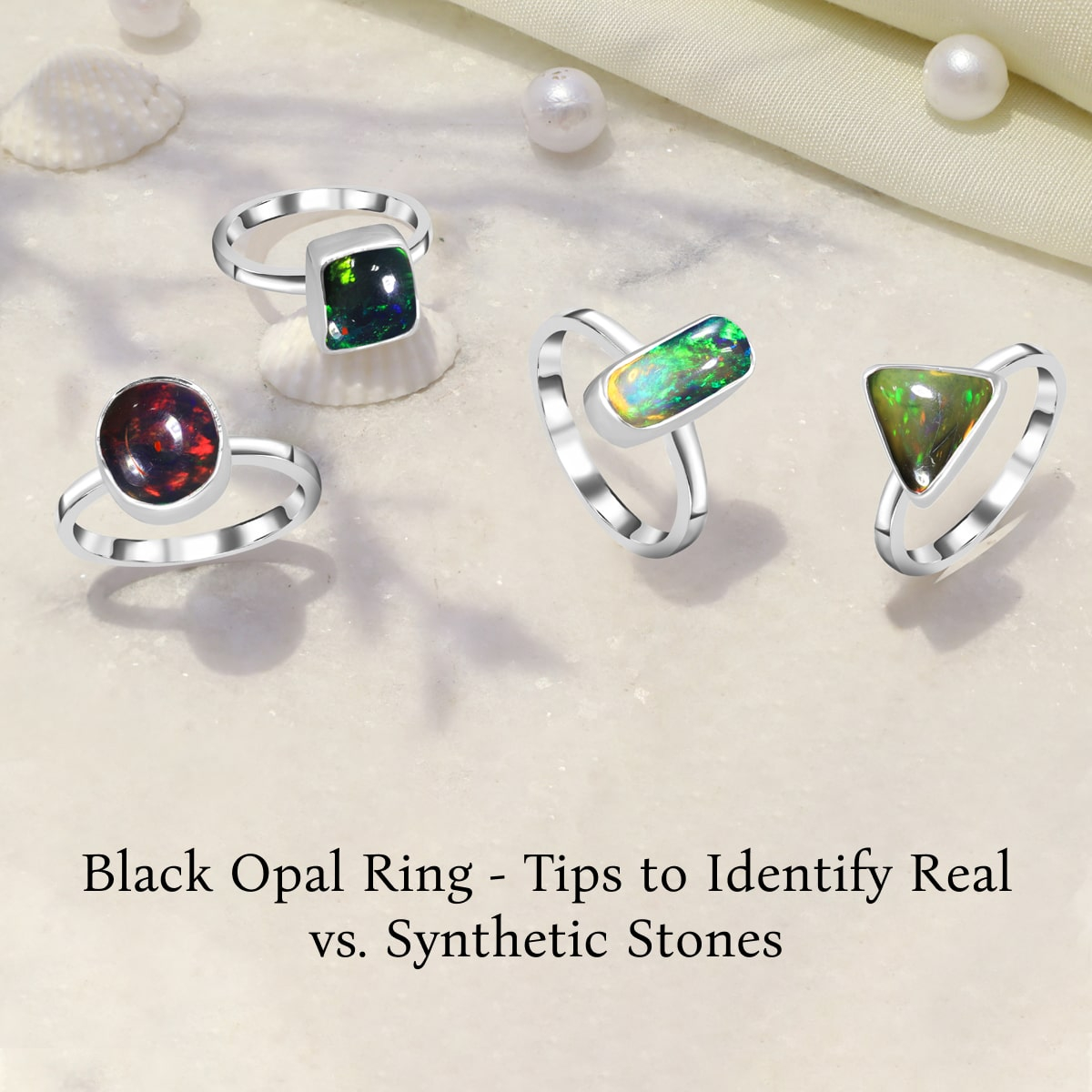 Checking if the Black Opal Set in Your Black Opal Ring is Genuine or Synthetic