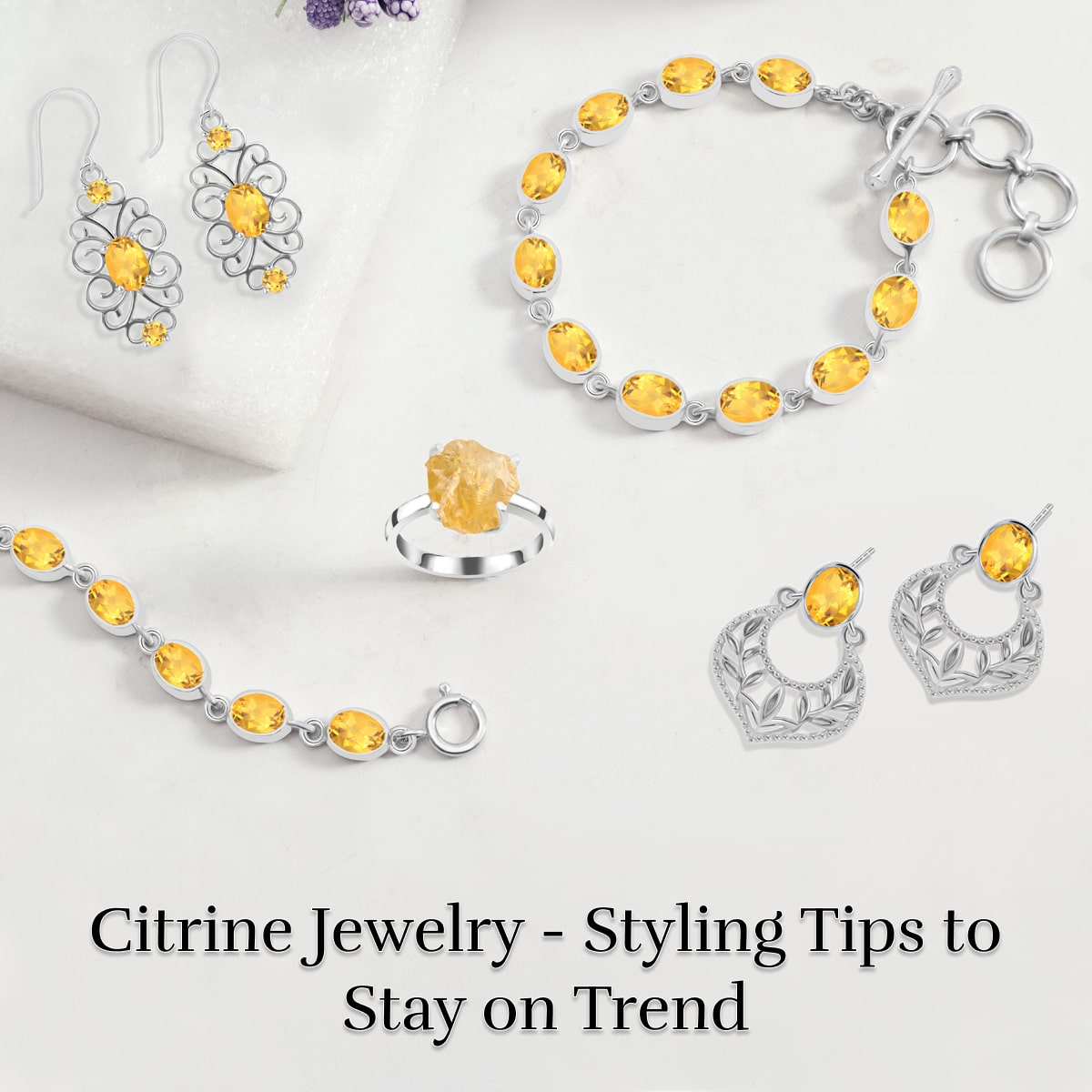 Wear Your Citrine Jewelry According to Trends