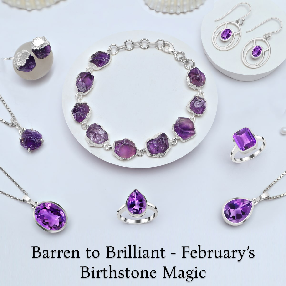 Flourish Your Barren Life with Birthstones by Month February Birthstones by Month February