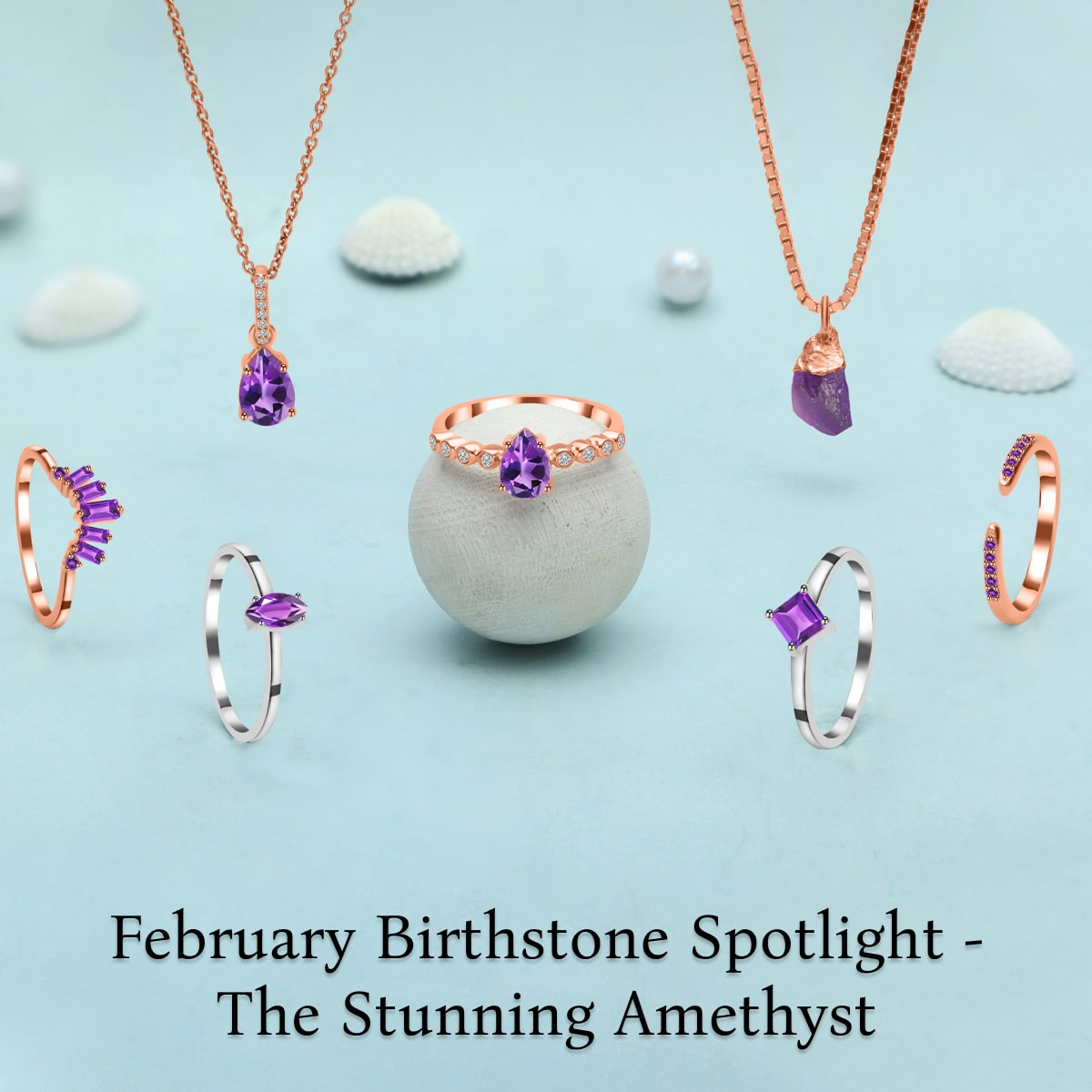 Amethyst Crystal - The Prime Birthstones by Month February Amethyst Crystal - The Prime Birthstones by Month February