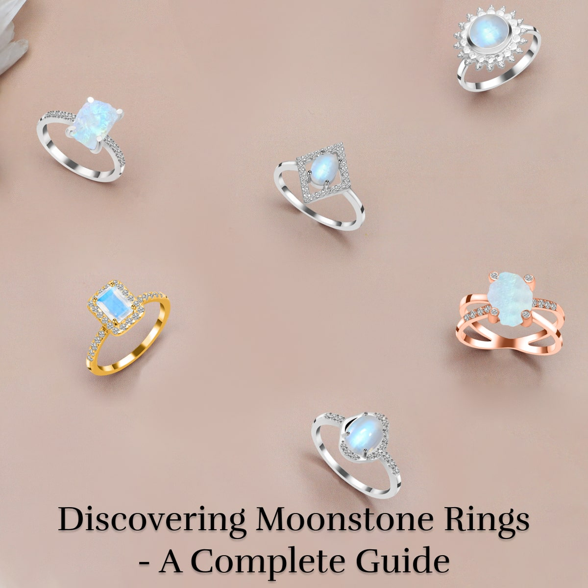 Moonstone Rings
