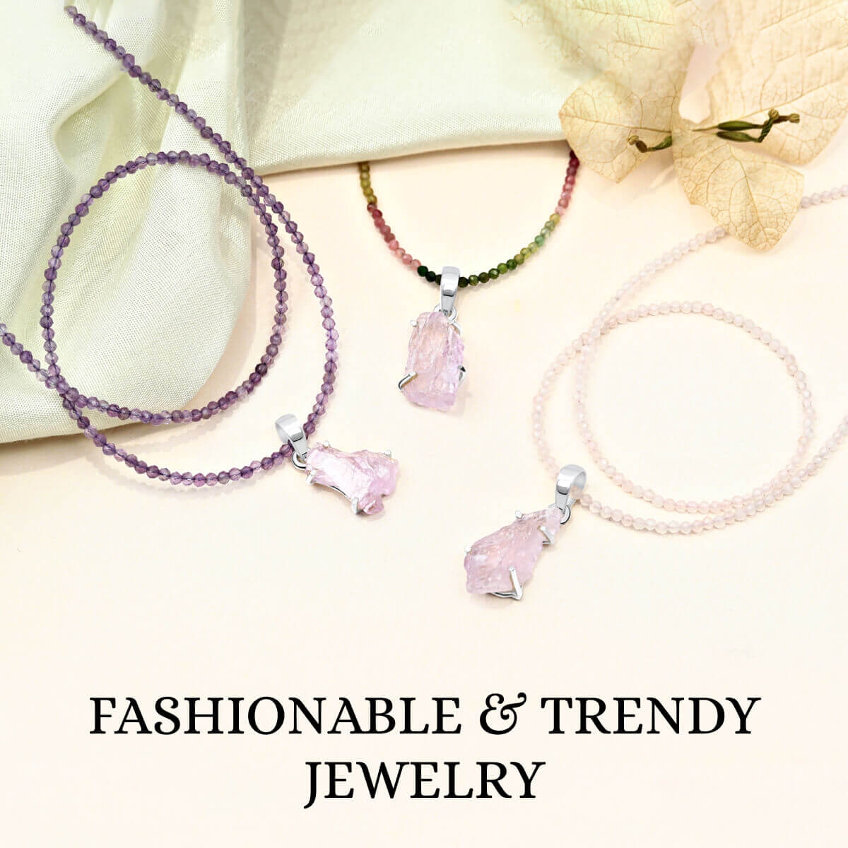 Fashionable & Trendy Gemstone Bead Jewelry